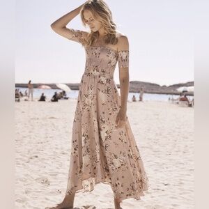 Auguste the Label Boheme Goddess Day Dress in Vintage Blooms